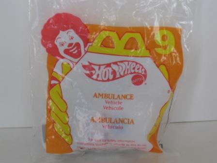 1997 McDonalds - #9 Ambulance - Hot Wheels